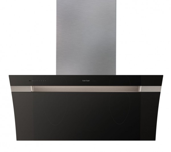 berbel BKH 90 GL-2 Kopffreihaube Glassline 90 cm schwarz "Umluft Aktion"