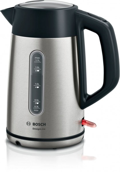 Bosch TWK4P440 DesignLine Wasserkocher 1,7 l Edelstahl