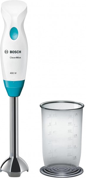 Bosch MSM2410DW Stabmixer CleverMixx Fun 400W weiß dynamic blue