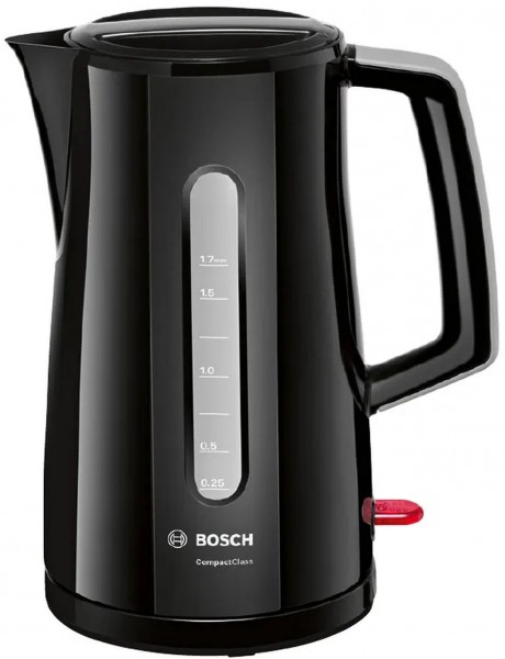 Bosch TWK3A013 CompactClass Wasserkocher 1,7 l schwarz